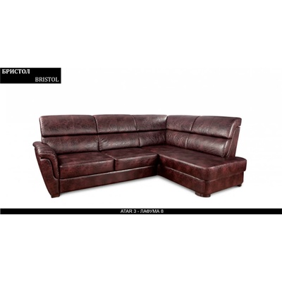 Rudi-an Ъглов диван Bristol BM, с ракла, разтегателен