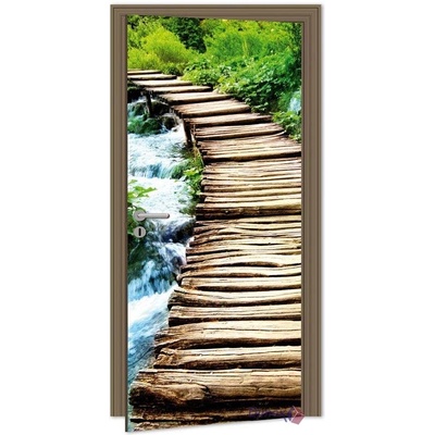 Dimex D-005 samolepící fototapeta na dveře BOARDWALK rozměry 95 x 210 cm