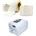 CDRmarket Самозалепващи етикети 44x33 mm, 1000компютри термо, роля (D044x033/1000)