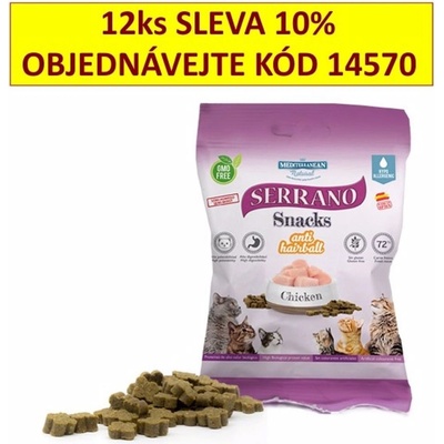 Serrano Snack AntiHairball Chicken 50 g