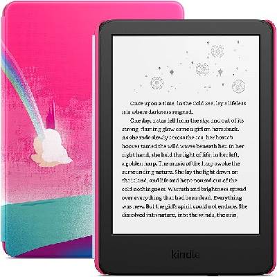 Amazon New Kindle 2022 Kids 16GB Unicorn Valley (s reklamou)