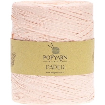 POPYARN Papírová příze Paper B524 - růžová, 250g 360m