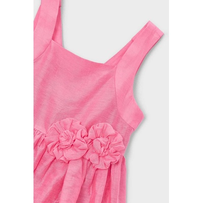 Mayoral Детска рокля с лен Mayoral (3916.6B.Mini.PPY2)