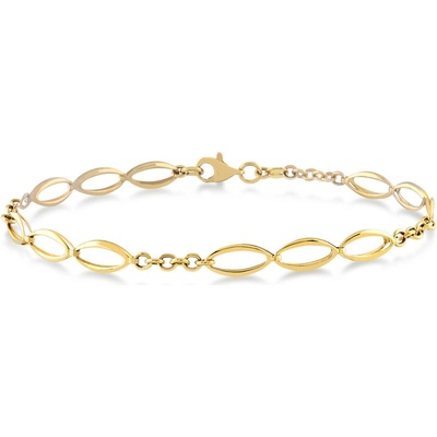 Lillian Vassago celozlatý náramek LLV06-GB036