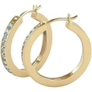 Blink-Blink Diamantové náušnice ŠTVORLÍSTOK 3344ZDB