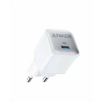 Зарядно Anker 512 Charger Nano Pro 20W с USB-C порт, бял цвят (A2346G21)