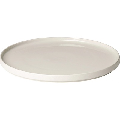 BLOMUS Mio keramický talíř mělký krémová v. 2cm O 27 cm 63695