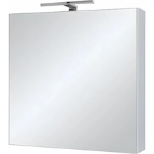 A - Interiéry Skříňka zrcadlová Argos 60 bílá, lesk, LED osv. chrom, 60x65x13,8