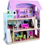 Moni Дървена Къща за кукли Moni Toys - Mila (108559)