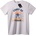 NOONEBRAND Тениска Продължавай да риболовстваш - 3XL, White