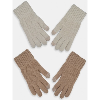 dámské rukavice luxusní žakarový vzor TOUCH screen