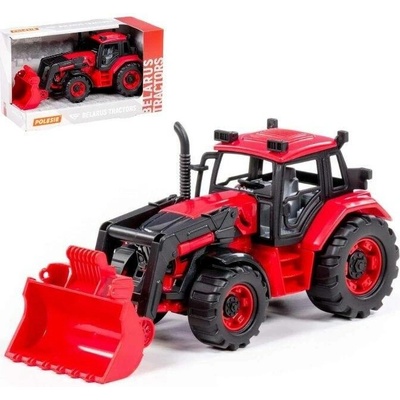 Wader Polesie Traktor Belarus s nakladačem Červený