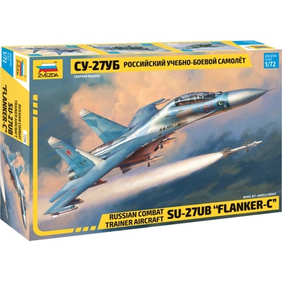 Zvezda Model Kit letadlo 7294 Sukhoi SU 27 UB Flanker C 1:72