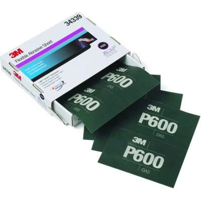 3M 34339 Flexibilný papier P600 s.z. 140x171 mm