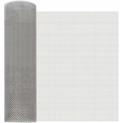 Síťka proti hmyzu 40 x 1000 cm 6 Mesh Nerezová ocel 201 stříbrná
