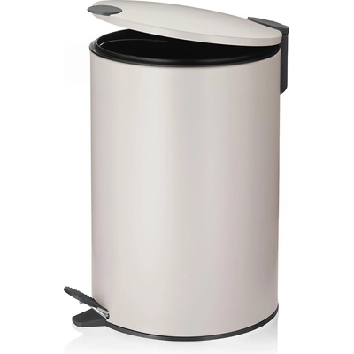Kela Кош за отпадъци kela mats с педал (12 л) - бежов (kela 10644)