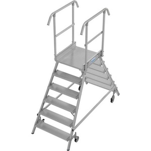 KRAUSE Мобилна платформена стълба с колела и двустранен достъп Krause, 2x6 (07821102) (07821102)