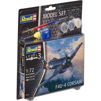 Revell model set plane 63955 F Corsair 1:72