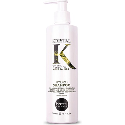 BBcos šampón na suché a dehydrované vlasy kristal hydro shampoo 300 ml