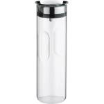 WMF Motion water carafe 1.25l, height 29 cm, glass carafe with lid, silicone lid, CloseUp closure, recessed grip, water carafe with lid, dishwasher safe - 651036040 (651036040)