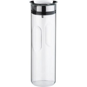 WMF Motion water carafe 1.25l, height 29 cm, glass carafe with lid, silicone lid, CloseUp closure, recessed grip, water carafe with lid, dishwasher safe - 651036040 (651036040)