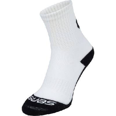 Ponožky Sensor, RACE MERINO BLK biela,čierna 35-38