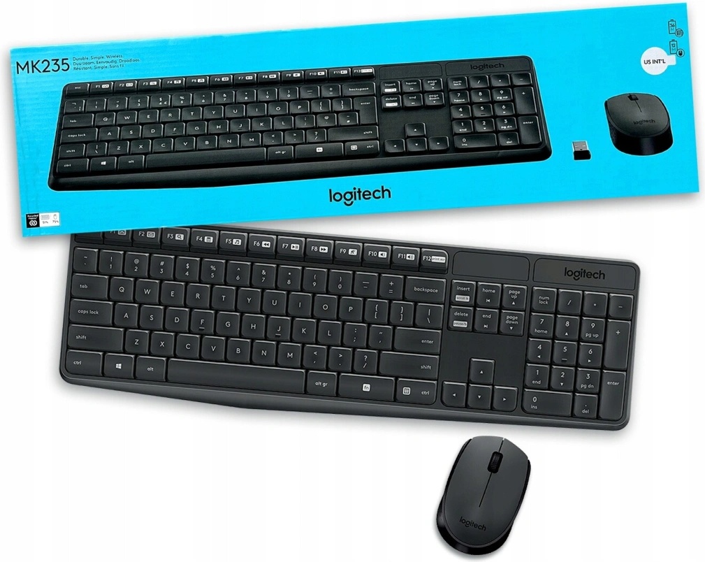Logitech Keyboard Kit Teclado Mouse Logitech Mk235 Logitech MK235