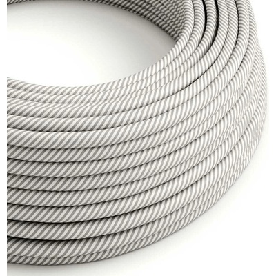 Creative Cables EMR46 3x0,75mm² bílá a hliníková 1 m