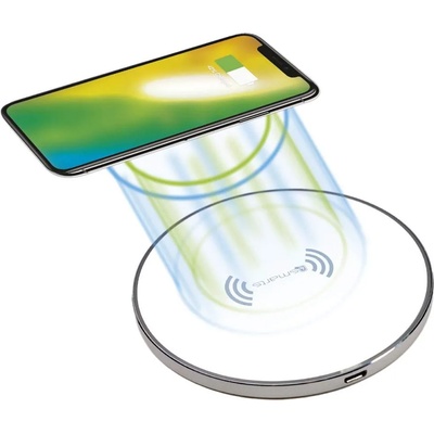 4smarts Inductive Fast Charger VoltBeam Style 10W - поставка (пад) за безжично захранване за QI съвместими устройства (бял)