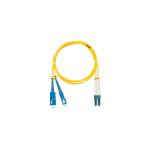 NIKOMAX Оптичен свързващ кабел SC - LC, SM 9/125, OS2, дуплексен, 3 m, жълт NMF-PC2S2C2-SCU-LCU-003 (NMF-PC2S2C2-SCU-LCU-003)