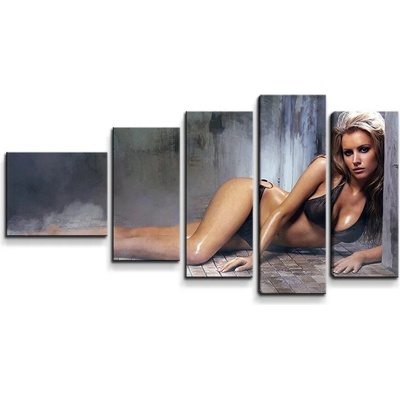 Sablio Obraz - 5-dílný Sexy žena - 100x60 cm