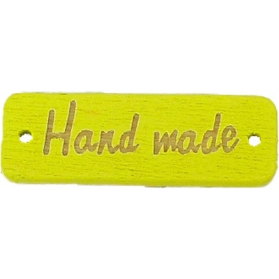 Pro Háčkování Hand made obdélník žlutý