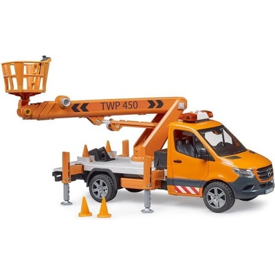 Bruder 2679 MB Sprinter s pracovnou plošinou a svetelným + zvukovým modulom