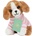 Studio Pets Плюшена играчка Studio Pets - Бигъл Били с куфарче, паспорт и стикери, 8 cm (6527)
