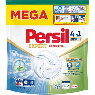 Persil Deep Clean Discs 4v1 Expert Sensitive Kapsule na pranie 54 PD