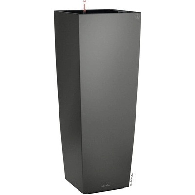 Lechuza Samozavlažovací květináč Cubico Alto 40 x 40 x 105 cm antracitová – Hledejceny.cz
