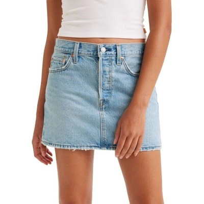 Levi's Icon dámska džínsová sukňa svetlomodrá