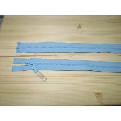 Kostenný zips modrá 3mm deliteľný jednosmerný 30cm