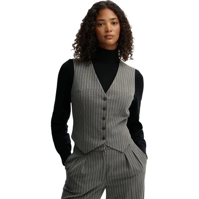 SUPERDRY Елек Superdry Pinstripe waistcoat - Grey (Grey Pinstripe)