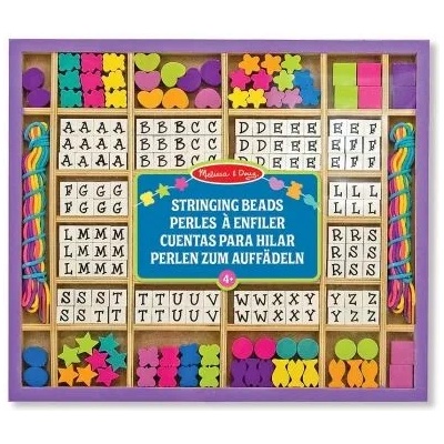 Melissa & doug Дървени перли мъниста (13774)