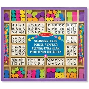 Melissa & doug Дървени перли мъниста (13774)