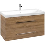 Villeroy & Boch Avento - Шкаф с умивалник, 98x51x45 cm, 2 чекмеджета, дъб Канзас A89200RH (A89200RH)