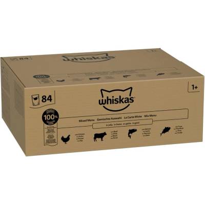 Whiskas 1+ Adult smíšené menu v želé 84 x 85 g