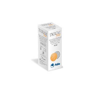 TRIUM free očné kvapky s obsahom kyseliny hyaluronóvej a extraktu z ginka biloby 10 ml