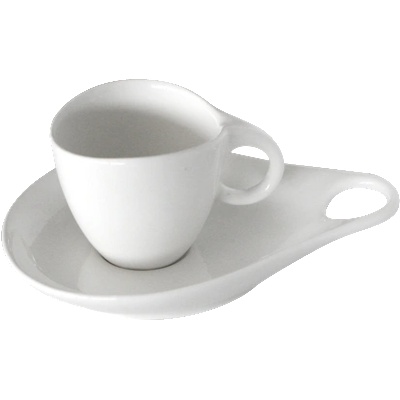 Чаша за кафе с чинийка 70ml. (XH 3855) (012181)