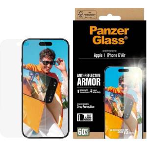 Panzer Стъклен протектор PanzerGlass - Anti-Reflective Armor, iPhone 17 Air, прозрачен (5715685026720)