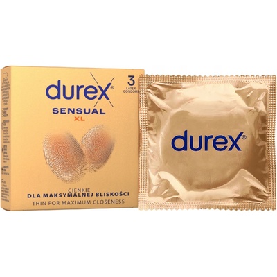 Durex Sensual XL Wide Fit 3 ks