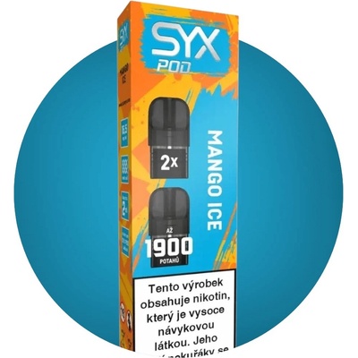 Syx Pod Mango Ice 16,5 mg 2 x 950 potáhnutí 1 ks – Zboží Dáma