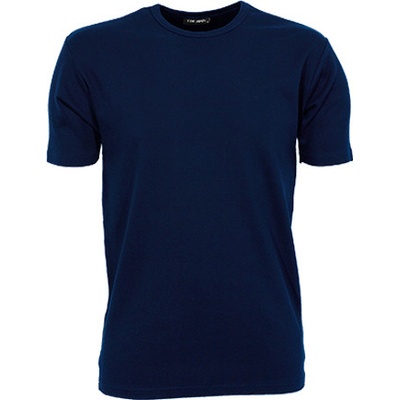Tee Jays Vysokogramážové pevné pánské slim-fit triko Interlock : modrá námořní