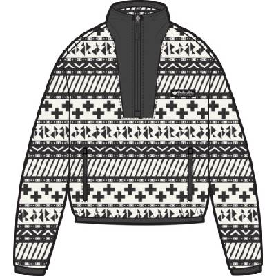 Columbia Sequoia Grove II Printed Half Zip čierna biela Black Wizard Is